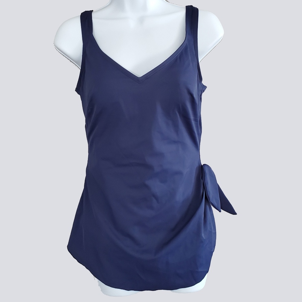 Roxanne Sarong Blue Skirted Swimsuit